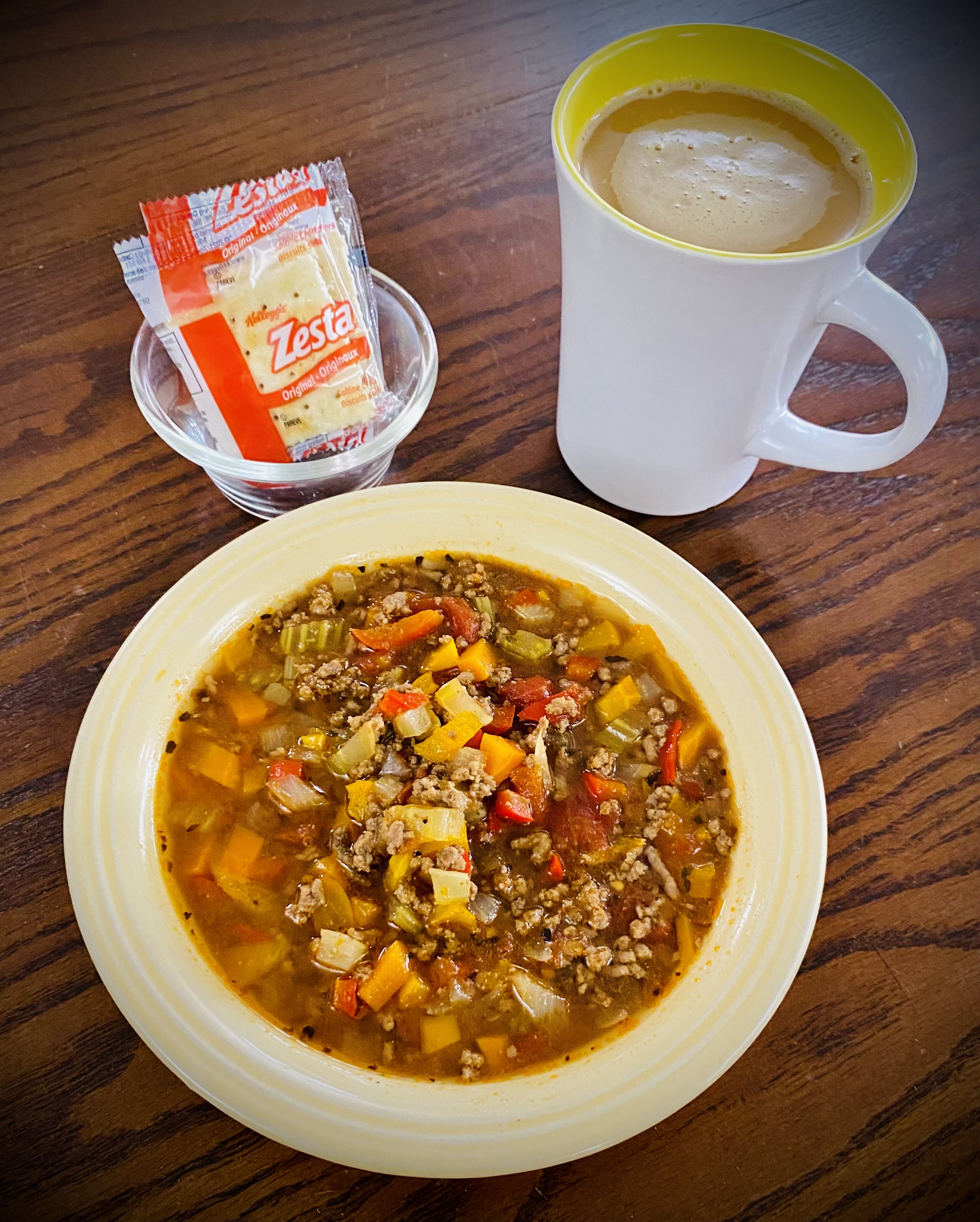 Hamburger Soup & Coffee