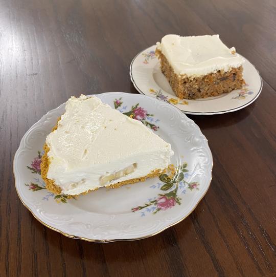 Pie & Carrot Cake